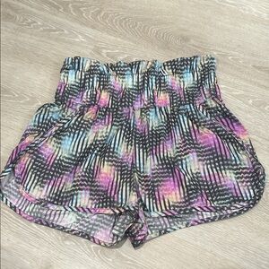 Printed Elastic-Waist Women's Shorts in Multicolor